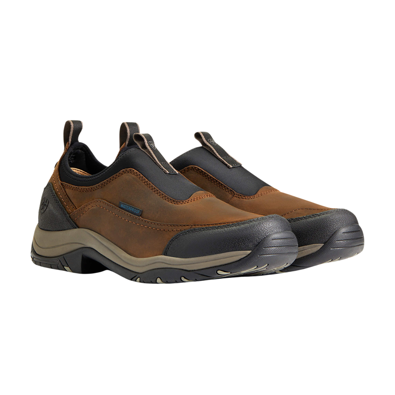 Ariat Terrain Ease Waterproof Boots Men's in Oily Distressed Brown-5